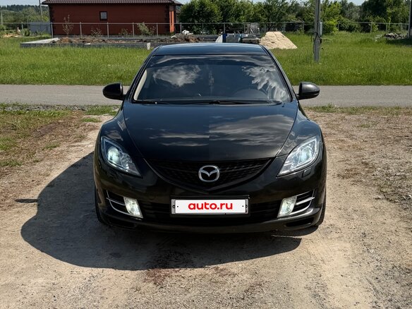 2008 Mazda 6 II (GH), чёрный, 800000 рублей - вид 1