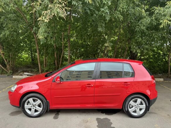 2007 Volkswagen Golf V, красный, 595000 рублей - вид 6