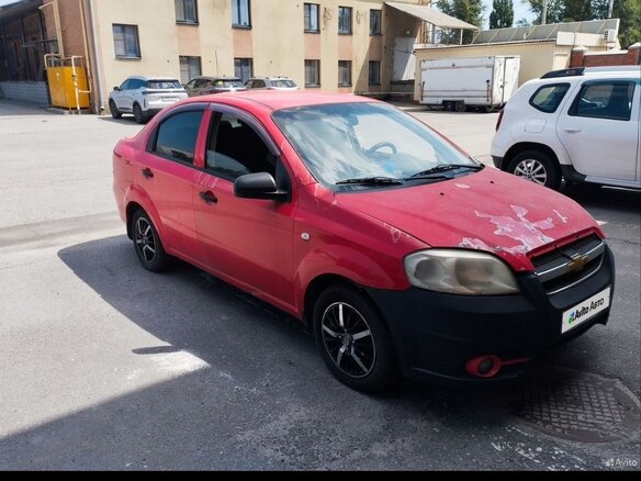 2007 Chevrolet Aveo I Рестайлинг, красный, 190000 рублей - вид 8
