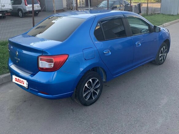 2015 Renault Logan II, синий, 750000 рублей - вид 1