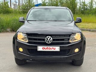 2013 Volkswagen Amarok Double Cab full-time I, чёрный, 1499000 рублей, вид 2