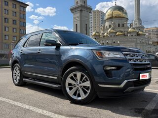 2019 Ford Explorer V Рестайлинг 2, синий, 2950000 рублей, вид 3