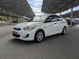 2011 Hyundai Solaris I, белый, 759900 рублей, вид 4