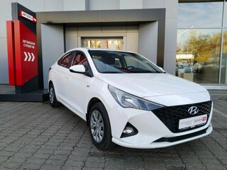 2022 Hyundai Solaris II Рестайлинг, белый, 1555170 рублей, вид 5