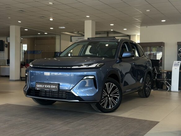 2026 Geely EX5 Гибрид EM-R, голубой, 3829990 рублей
