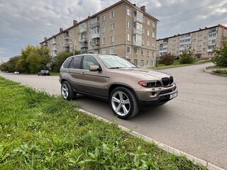 2004 BMW X5 4.4i I (E53) Рестайлинг, бежевый, 1100000 рублей, вид 4