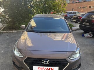 2019 Hyundai Solaris II, коричневый, 1490000 рублей, вид 1