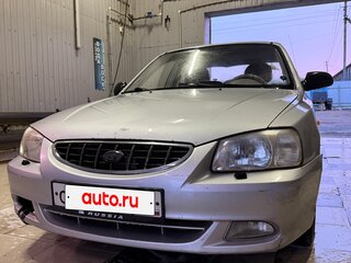 2007 Hyundai Accent ТагАЗ II, серебристый, 300000 рублей, вид 1