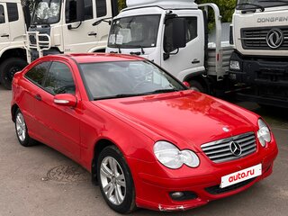 2005 Mercedes-Benz C-Класс 180 II (W203) Рестайлинг, красный, 440000 рублей, вид 2