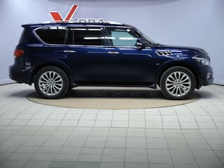 2014 Infiniti QX80 I Рестайлинг, синий, 2490000 рублей, вид 4