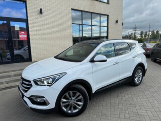 2017 Hyundai Santa Fe III Рестайлинг, белый, 2150000 рублей, вид 5