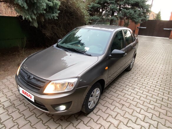 2016 Lada (ВАЗ) Granta I, серебристый, 575000 рублей