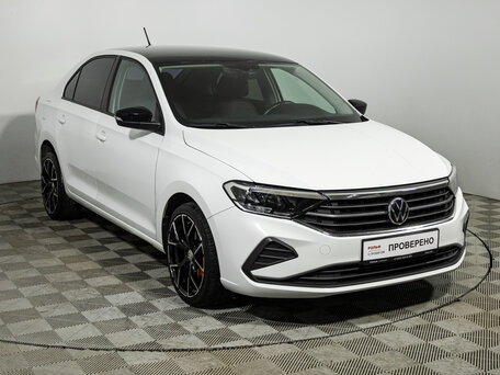 2021 Volkswagen Polo VI, белый, 1499585 рублей, вид 3