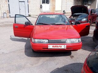 1988 Mazda 626 III (GD), красный, 95000 рублей, вид 1