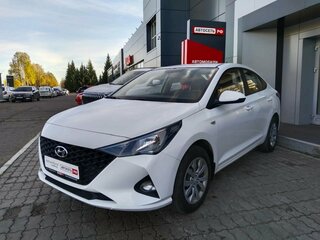 2022 Hyundai Solaris II Рестайлинг, белый, 1555170 рублей, вид 3