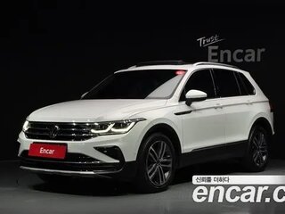 2022 Volkswagen Tiguan Allspace II Рестайлинг, белый, 3900000 рублей, вид 1