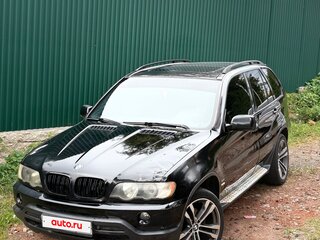 2000 BMW X5 4.4i I (E53), чёрный, 610000 рублей, вид 2