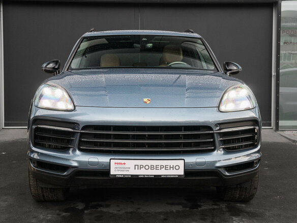 2019 Porsche Cayenne III, голубой, 5500000 рублей - вид 1