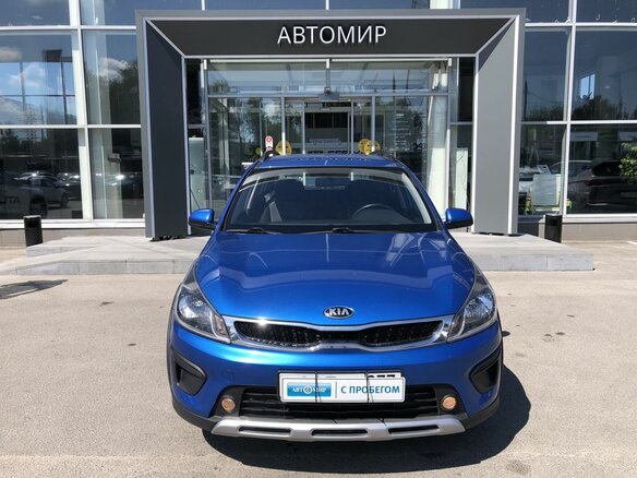 2020 Kia Rio X-Line IV, синий - вид 1