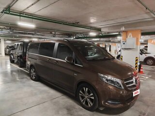 2015 Mercedes-Benz V-Класс Extra Long 250 d экстра длинный III (W447), коричневый, 3250000 рублей, вид 3