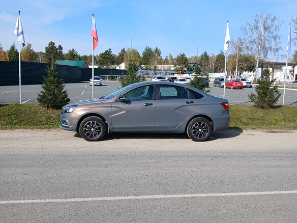 2021 Lada (ВАЗ) Vesta I, серый, 980000 рублей - вид 6