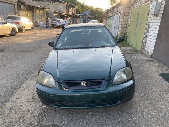 1997 Honda Civic VI, зелёный - вид 2