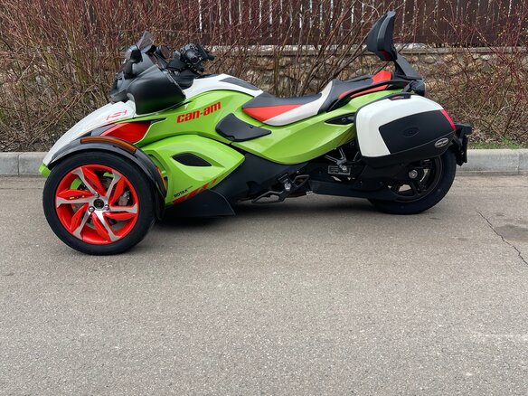 2014 BRP Can-Am Spyder, зелёный, 1000000 рублей - вид 14
