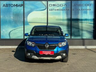 2019 Renault Logan Stepway II Рестайлинг, синий, 1020000 рублей, вид 2