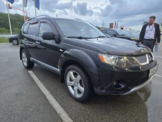 2008 Mitsubishi Outlander II, чёрный, 1050000 рублей, вид 2