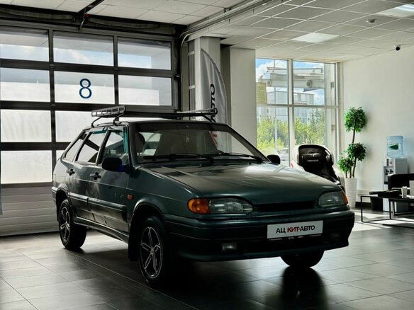2007 Lada (ВАЗ) 2114, зелёный - вид 2