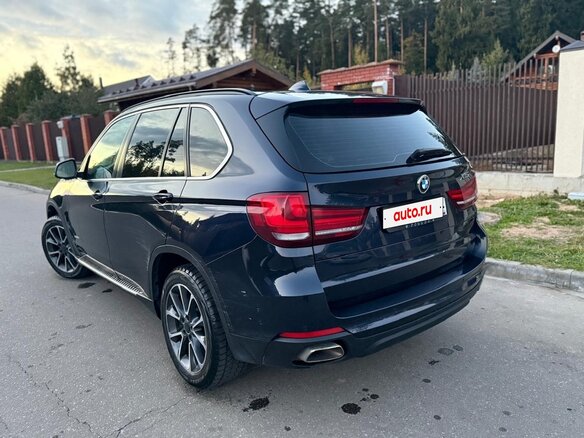 2015 BMW X5 30d III (F15), синий, 2950000 рублей - вид 7