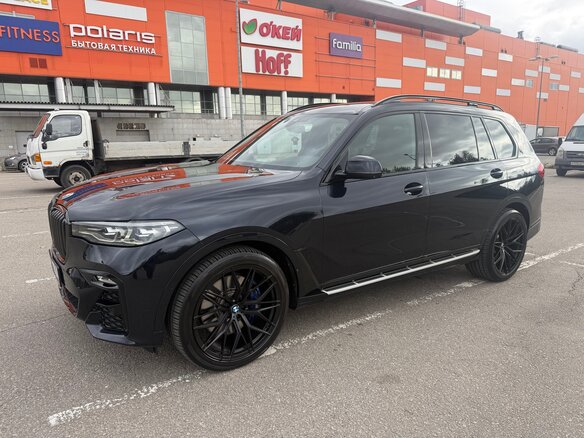 2020 BMW X7 40i I (G07), синий, 6600000 рублей - вид 13