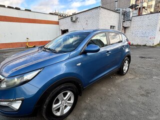 2014 Kia Sportage III Рестайлинг, синий, 1230000 рублей, вид 5