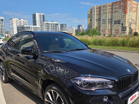 2016 BMW X6 30d II (F16), чёрный, 4040000 рублей, вид 2