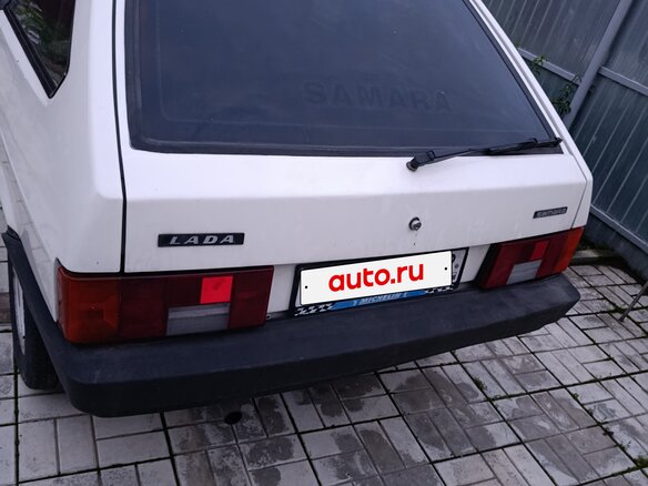 1997 Lada (ВАЗ) 2108 21086, белый - вид 2