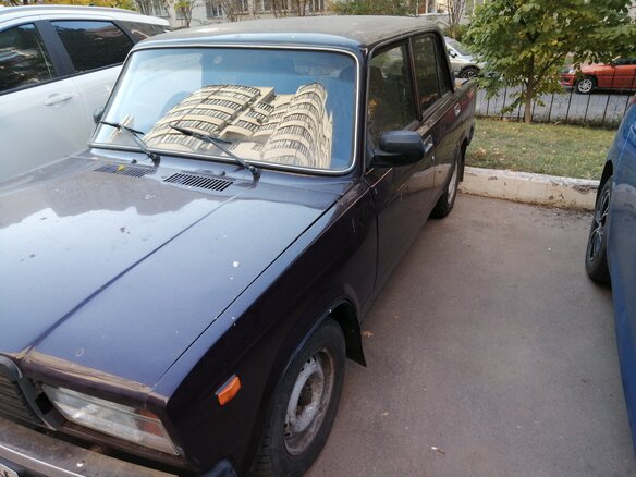 2007 Lada (ВАЗ) 2107, пурпурный, 320000 рублей - вид 1
