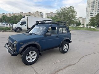2008 Lada (ВАЗ) 2121 (4x4) I Рестайлинг, синий, 330000 рублей, вид 1