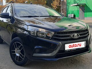 2017 Lada (ВАЗ) Vesta I, чёрный, 799999 рублей, вид 4