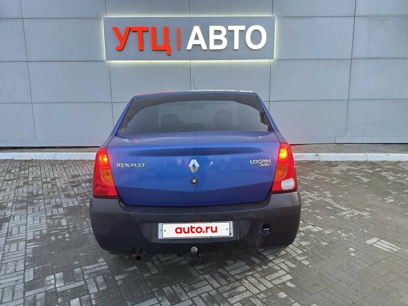 2007 Renault Logan I, синий, 250000 рублей - вид 5