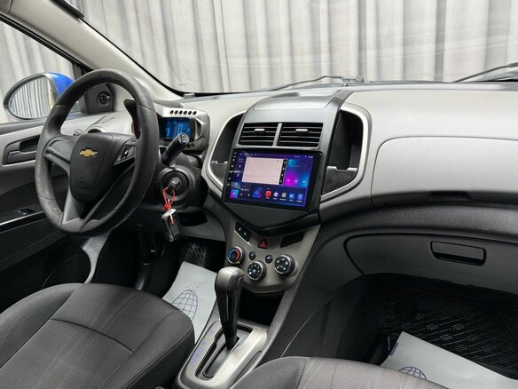 2013 Chevrolet Aveo II, синий, 649000 рублей - вид 7