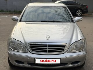 2002 Mercedes-Benz S-Класс 320 IV (W220), серебристый, 1350000 рублей, вид 2