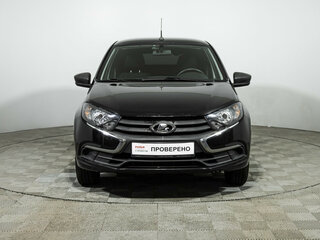 2020 Lada (ВАЗ) Granta I Рестайлинг, чёрный, 459585 рублей, вид 2