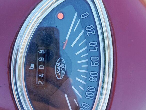 1968 Jawa 350/360, красный, 350000 рублей - вид 6