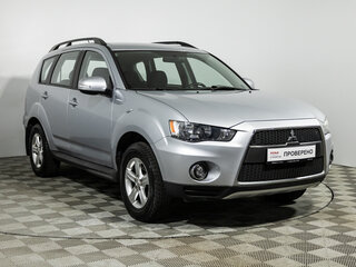 2011 Mitsubishi Outlander II Рестайлинг, серебристый, 849585 рублей, вид 3