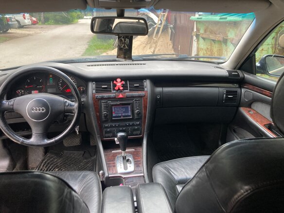 2001 Audi A8 I (D2) Рестайлинг, синий, 650000 рублей - вид 6