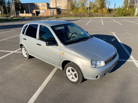 2007 Lada (ВАЗ) Kalina I, серебристый, 175000 рублей, вид 3