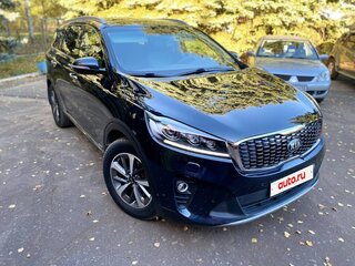 2019 Kia Sorento III Prime Рестайлинг, синий, 3090000 рублей, вид 2