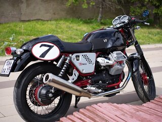 2011 Moto Guzzi V 7, чёрный, 385000 рублей, вид 3