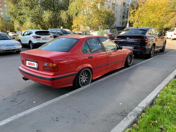 1995 BMW 3 серии 316i III (E36), красный - вид 4