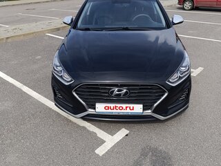 2019 Hyundai Sonata VII (LF) Рестайлинг, чёрный, 1620000 рублей, вид 2